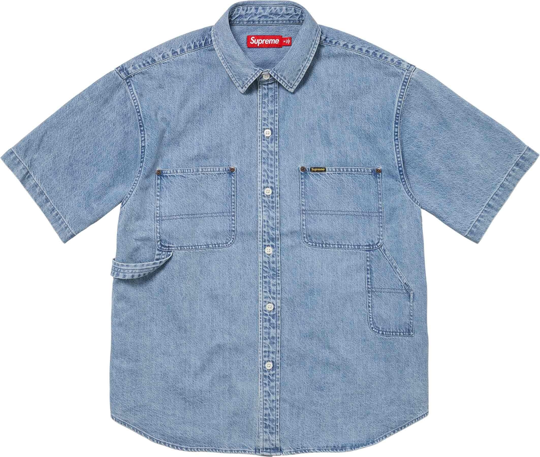 Loose Fit S/S Denim Painter Shirt view 2
